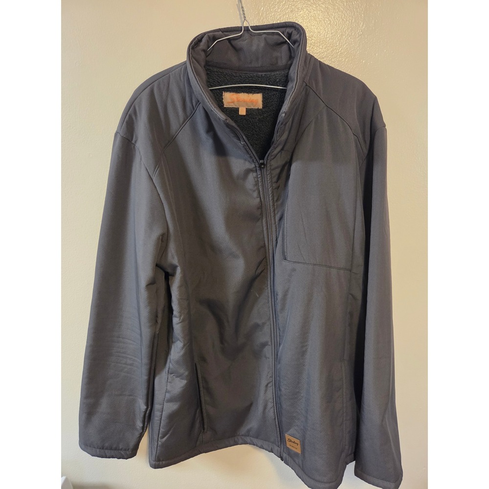 Vintage Sterling Gray Full Zip Fleece Lined Workwear Jacket XL